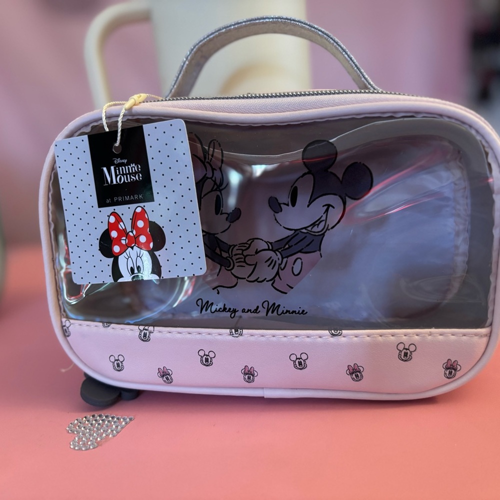 Primark Pink Mickey and Minnie Cosmetic Bag